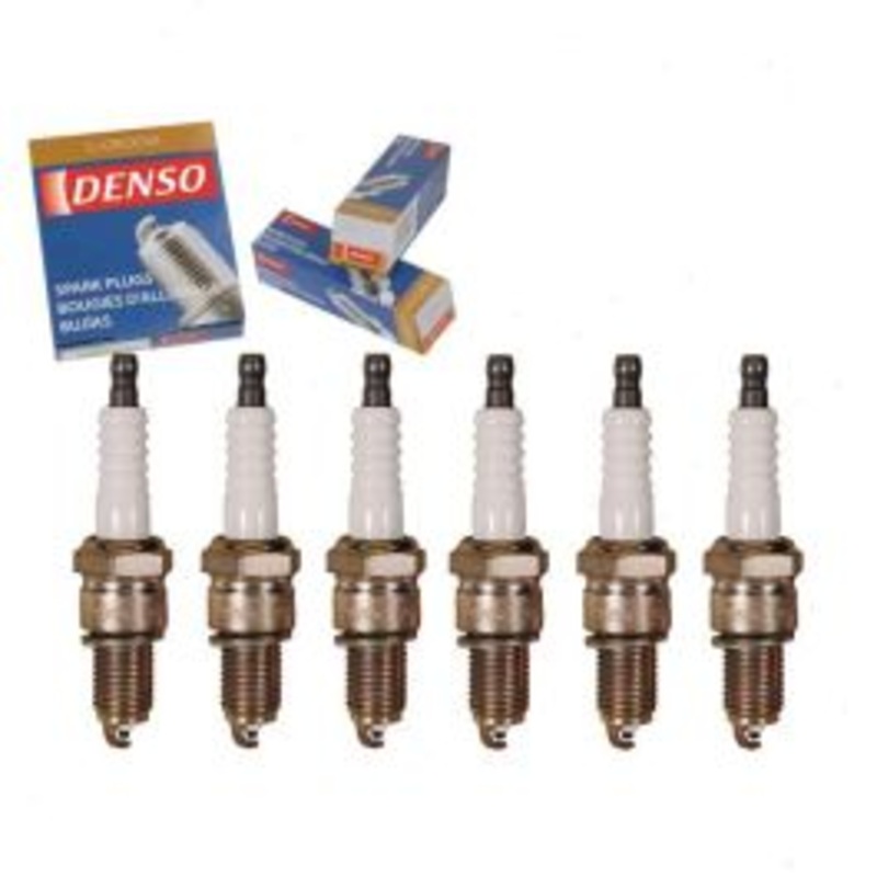 6 pc DENSO Standard U-Groove Spark Plugs for 1969-1970 International M800 3.8L L6