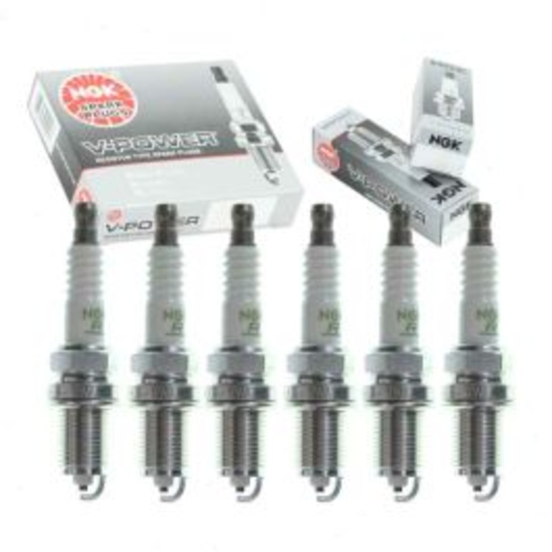 6 pc NGK V-Power 7390 BKR5EY Spark Plugs