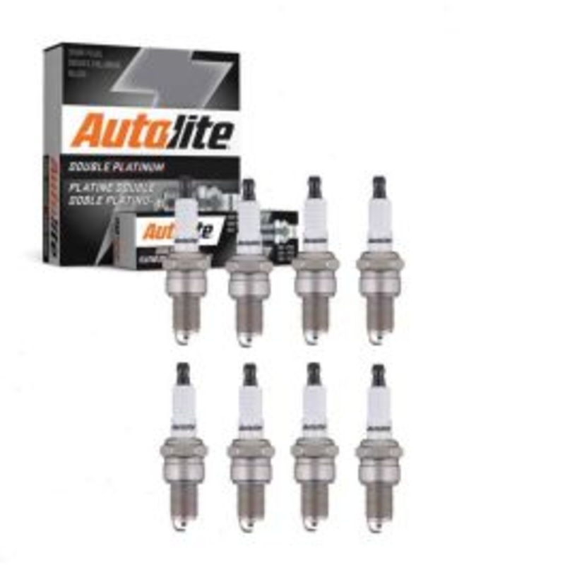 8 pc Autolite Double Platinum Spark Plug for 1993-1998 Land Rover Range