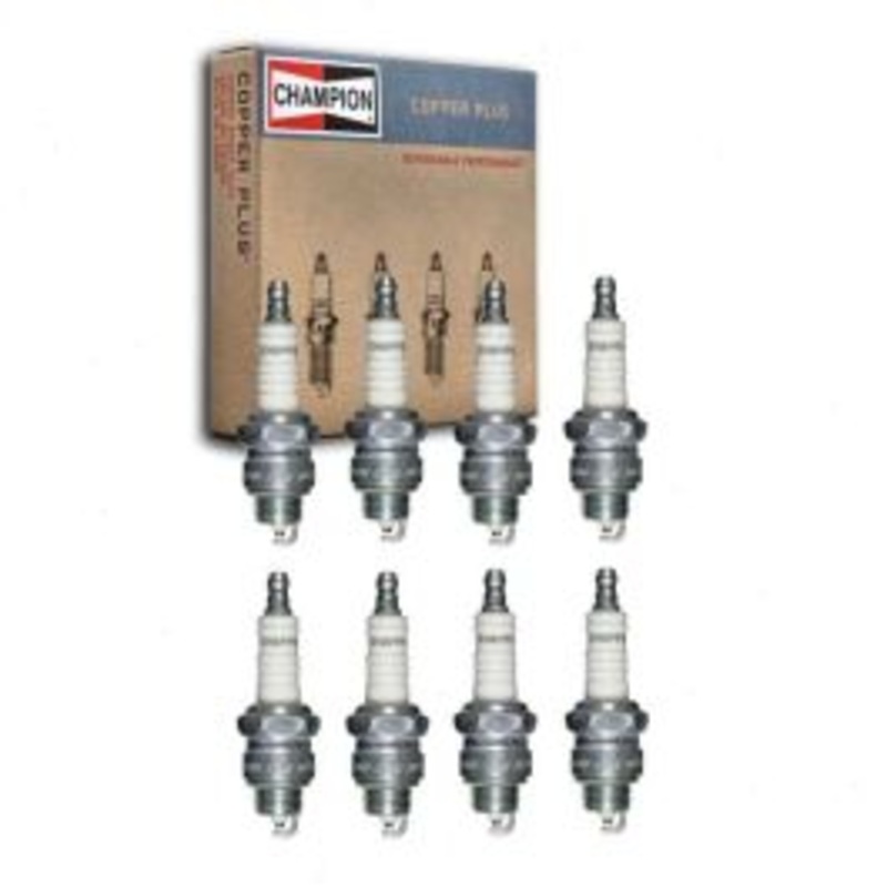 8 pc Champion Copper Plus Spark Plugs for 1966-1967 Fargo W100 Panel Delivery 5.2L 6.3L V8