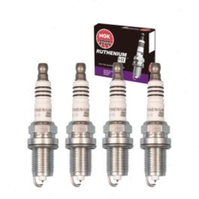 4 pc NGK Ruthenium HX Spark Plugs for 1999-2000 Audi A4 Quattro 1.8L L4
