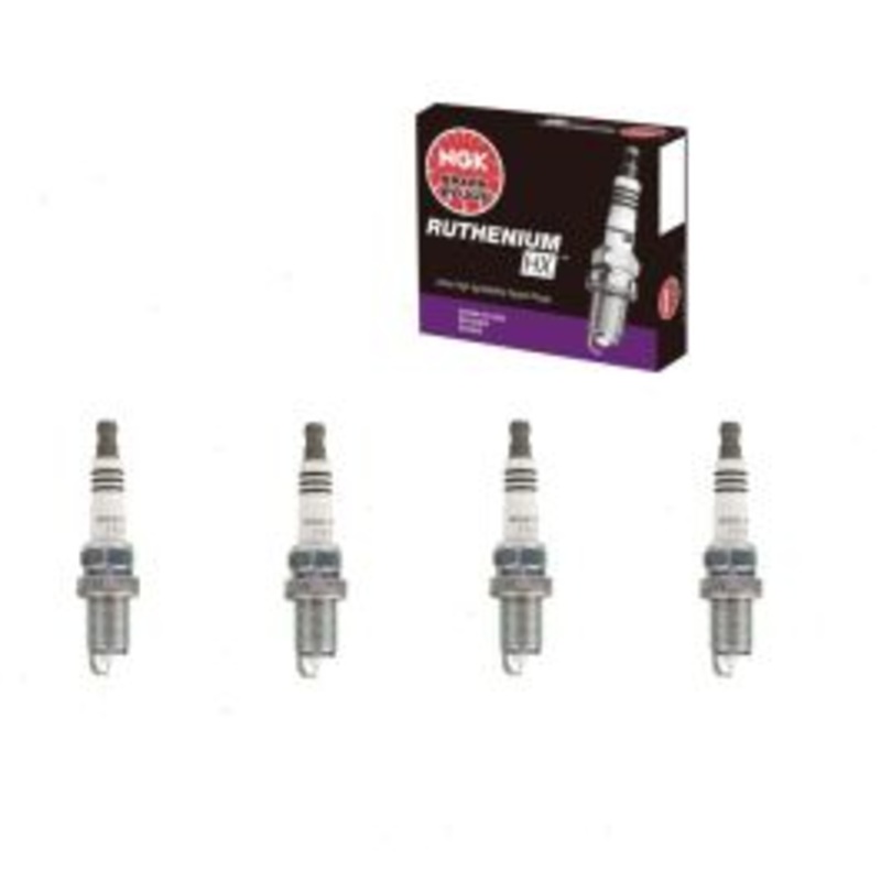 4 pc NGK Ruthenium HX Spark Plugs for 2000-2009 Honda S2000 2.0L 2.2L L4