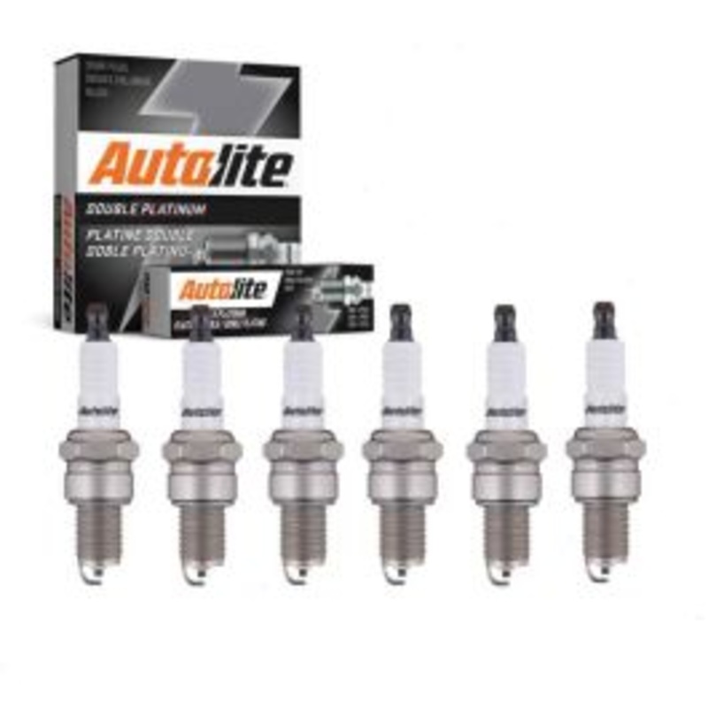 6 pc Autolite Double Platinum Spark Plug for 1963-1970 Maserati Mistral 3.5L