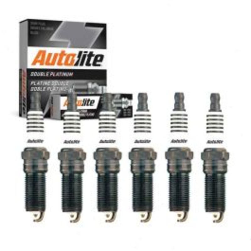 6 pc Autolite Double Platinum Spark Plug for 2007-2010 Ford Edge