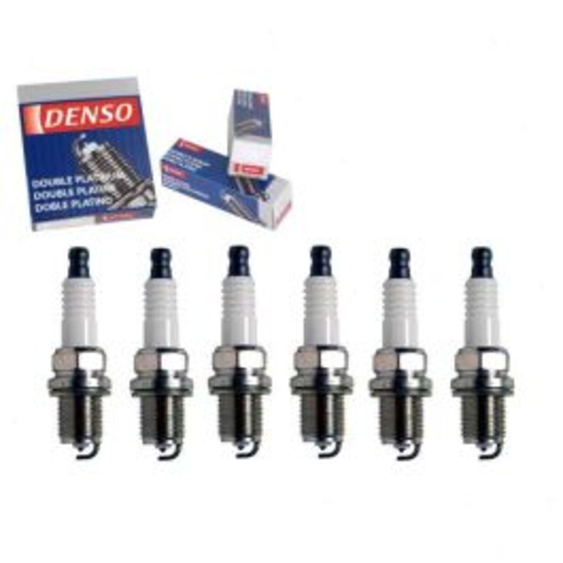 6 pc DENSO Double Platinum Spark Plugs for 1998-1999 Isuzu Rodeo 3.2L V6
