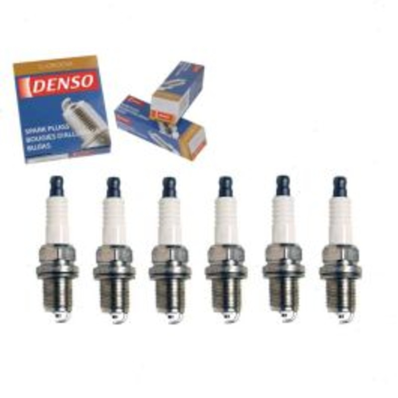 6 pc DENSO Standard U-Groove Spark Plugs for 1992-1993 Dodge W150 3.9L V6