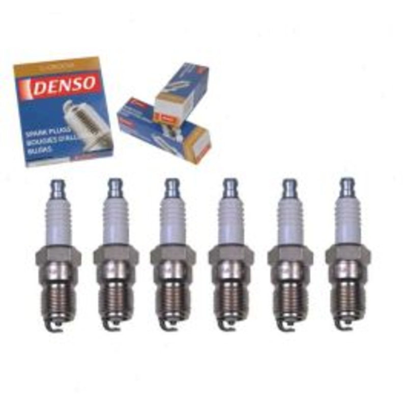 6 pc DENSO Standard U-Groove Spark Plugs for 1996-2005 GMC Jimmy 4.3L V6
