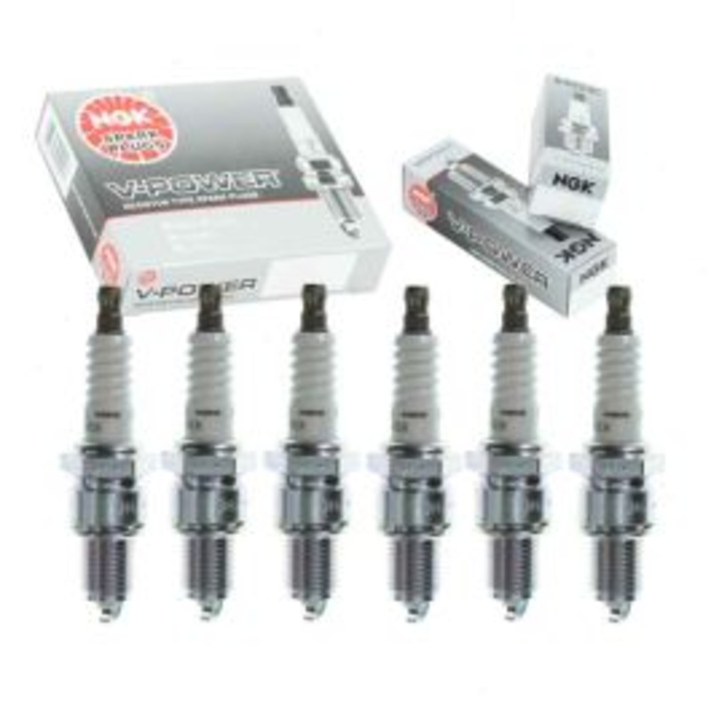 6 pc NGK V-Power Spark Plugs for 1968-1969 Buick Skylark 4.1L L6