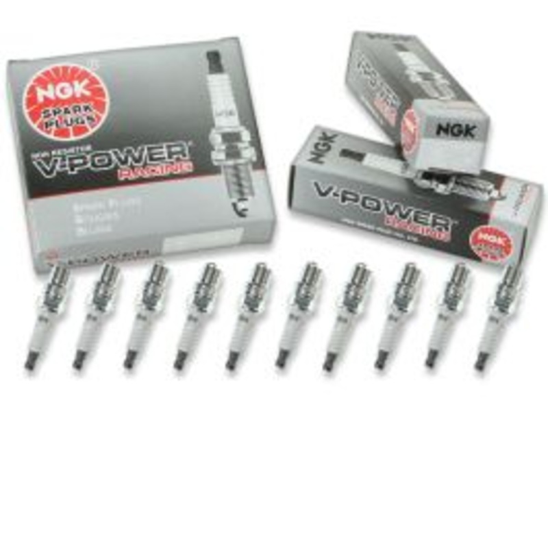 10 pc NGK V-Power Racing 3249 R5673-8 Spark Plugs