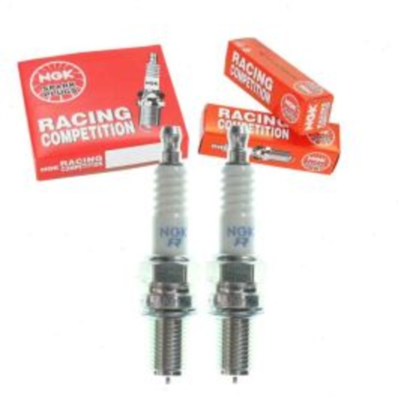 2 pc NGK Racing 4735 R2525-9 Spark Plugs