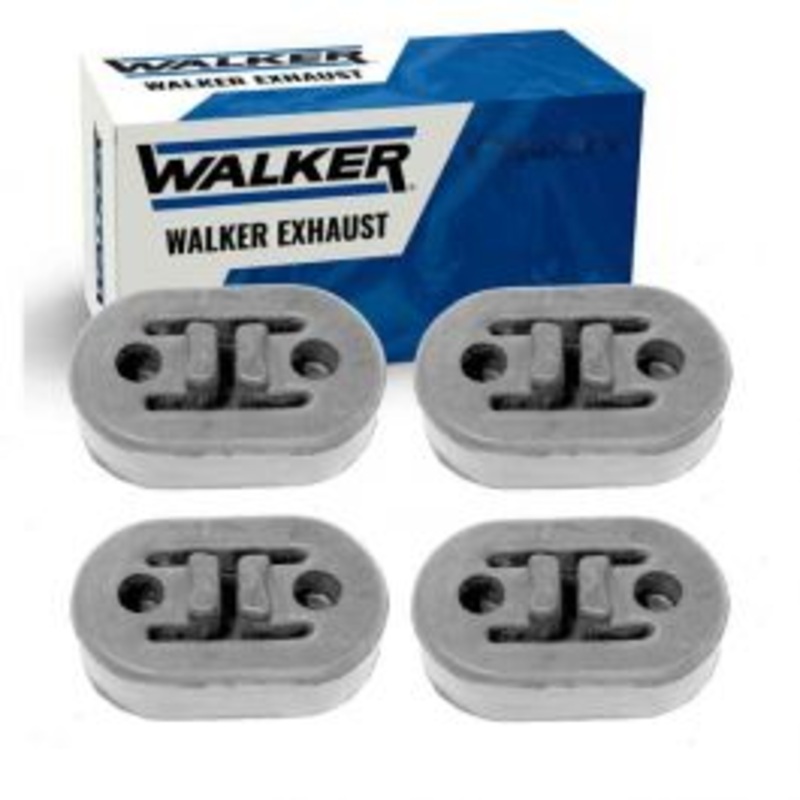 4 pc Walker Tail Pipe Rear Exhaust System Insulators for 1989-1992 Ford Probe 2.2L L4