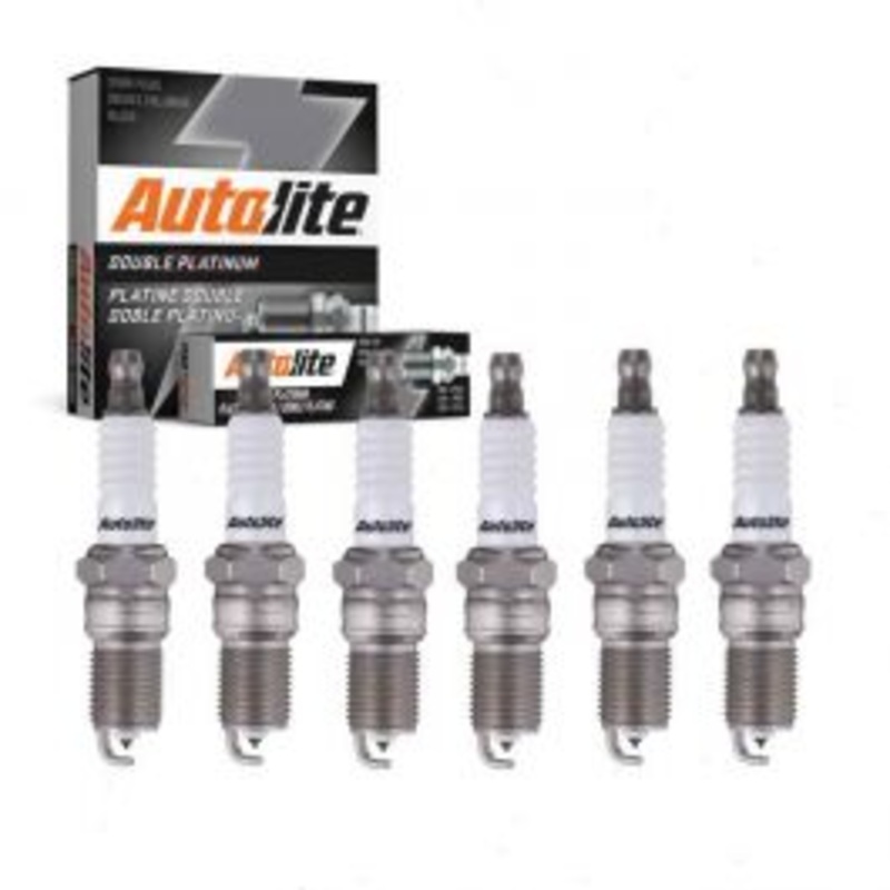 6 pc Autolite Double Platinum Spark Plug for 1985-1987 Oldsmobile Calais