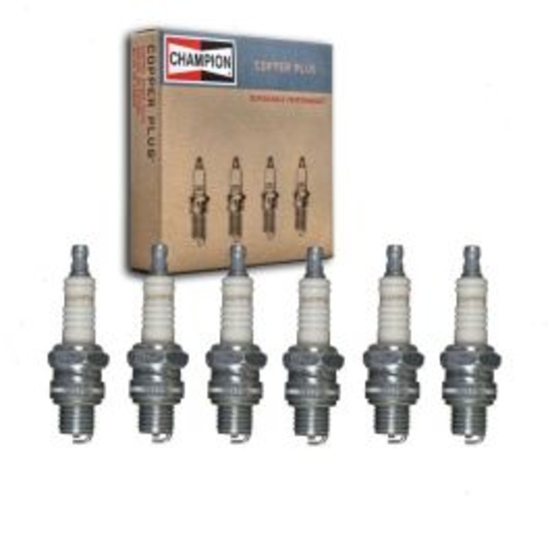 6 pc Champion Copper Plus Spark Plugs for 1950-1954 Delahaye 135M 3.6L L6