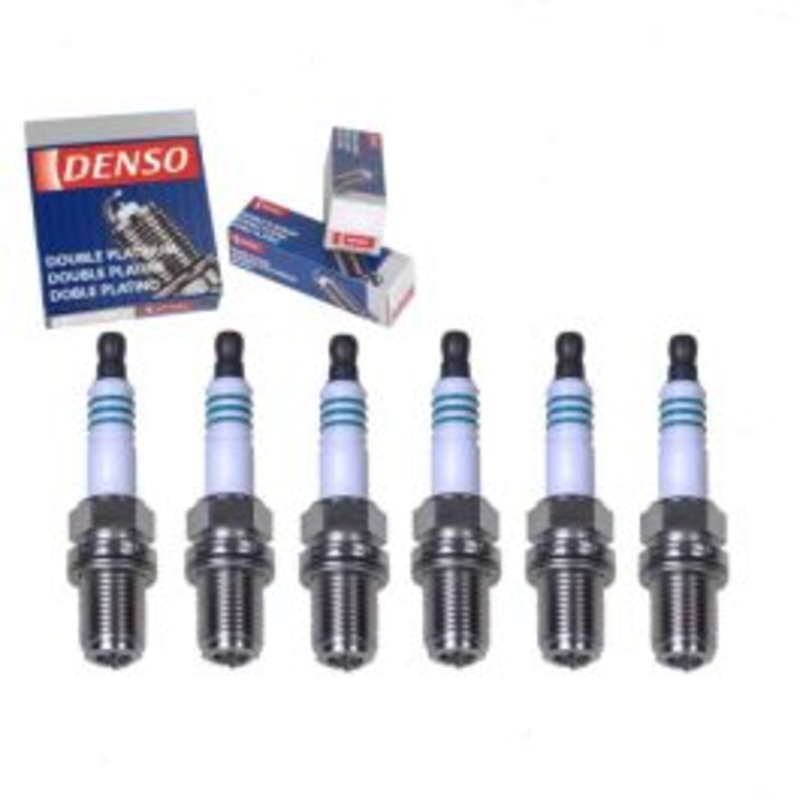 6 pc DENSO Double Platinum Spark Plugs for 1998-2002 Mazda 626 2.5L V6