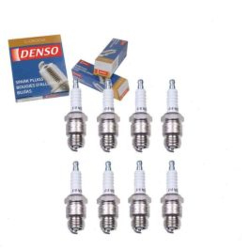 8 pc DENSO Standard U-Groove Spark Plugs for 1967-1973 Ford Mustang 4.7L 5.0L 5.8L 6.4L 7.0L V8