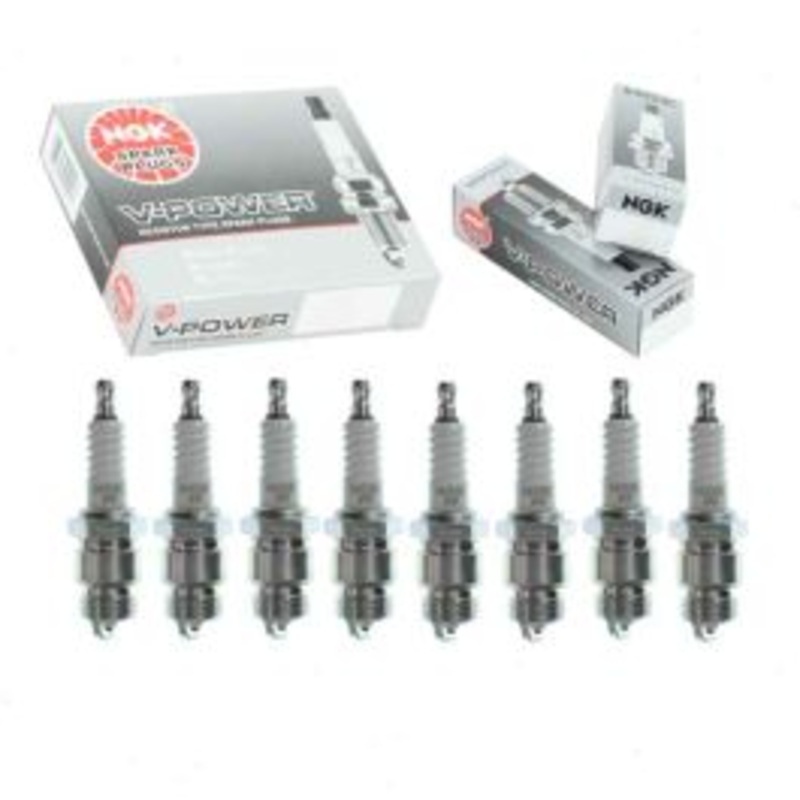 8 pc NGK V-Power Spark Plugs for 1955-1973 Ford Thunderbird 4.8L 5.1L 5.4L 5.8L 6.4L 6.7L 7.0L 7.5L V8