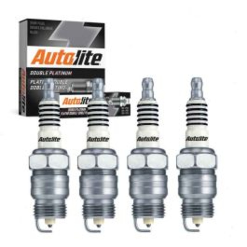 4 pc Autolite Double Platinum Spark Plug for 1971-1974 Mercury Capri 2.0L L4