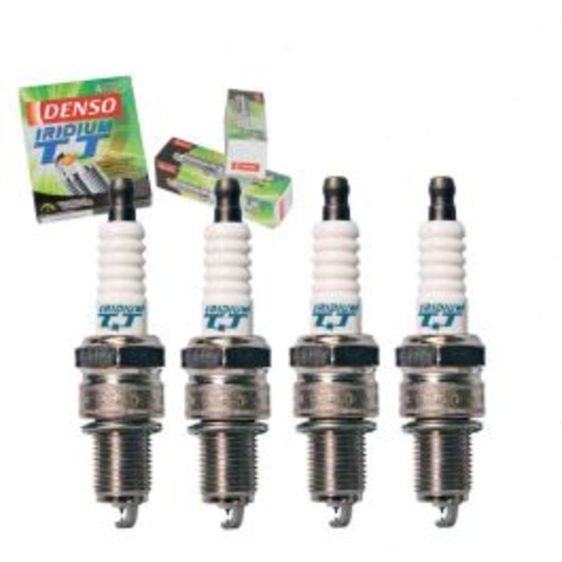 4 pc DENSO Iridium TT Spark Plugs for 1985-1987 Honda Prelude 2.0L L4