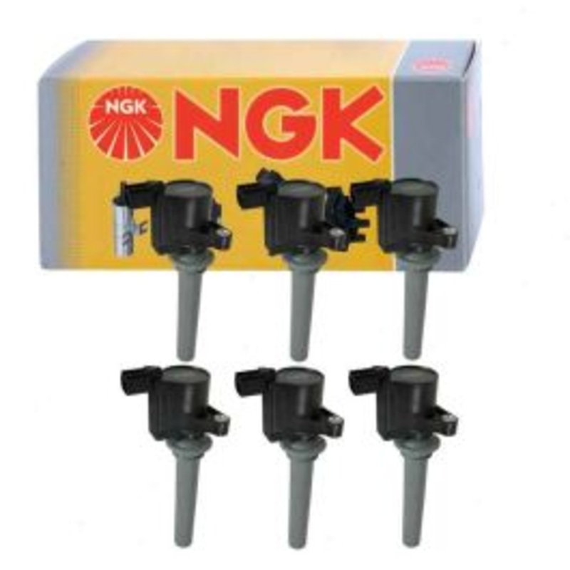 6 pc NGK Ignition Coils for 2000-2005 Ford Taurus 3.0L V6