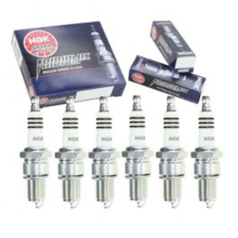 6 pc NGK Iridium IX Spark Plugs for 1966-1967 Mercedes-Benz 250S 2.5L L6