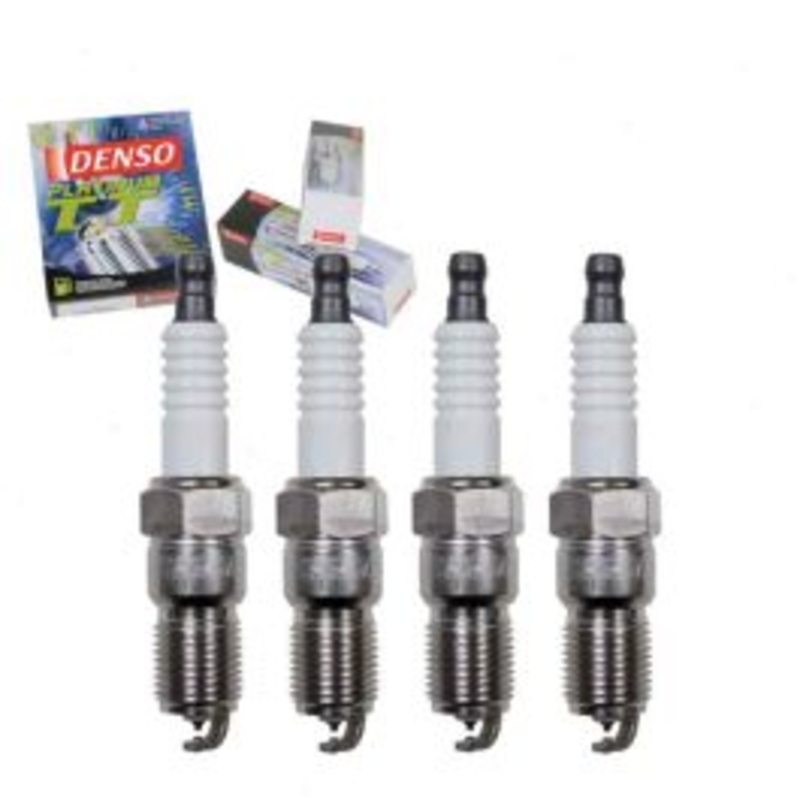 4 pc DENSO Platinum TT Spark Plugs for 1983 Mercury LN7 1.6L L4