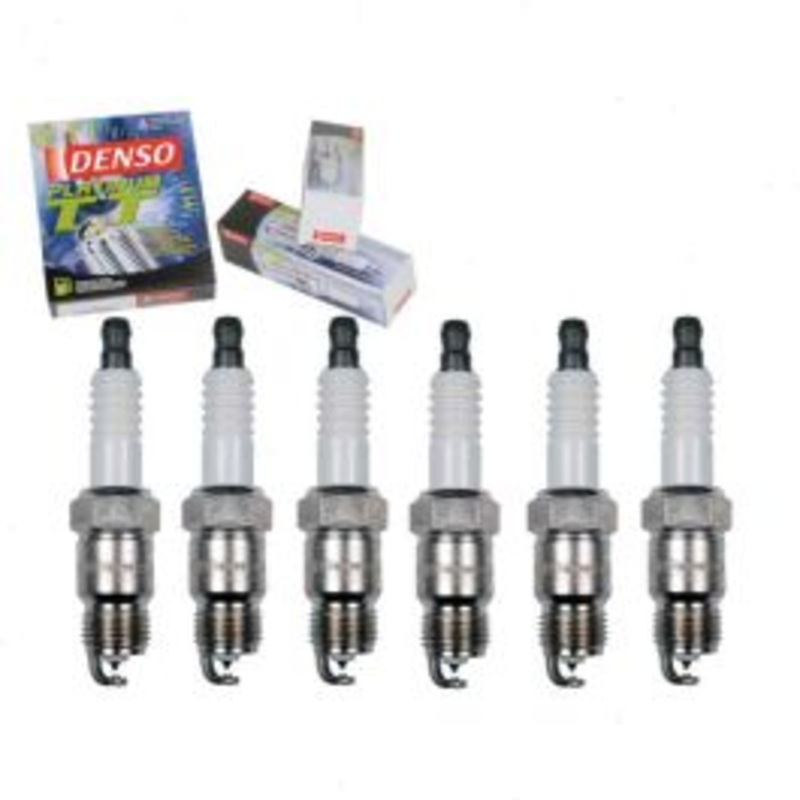 6 pc DENSO Platinum TT Spark Plugs for 1970 Pontiac Tempest 4.1L L6