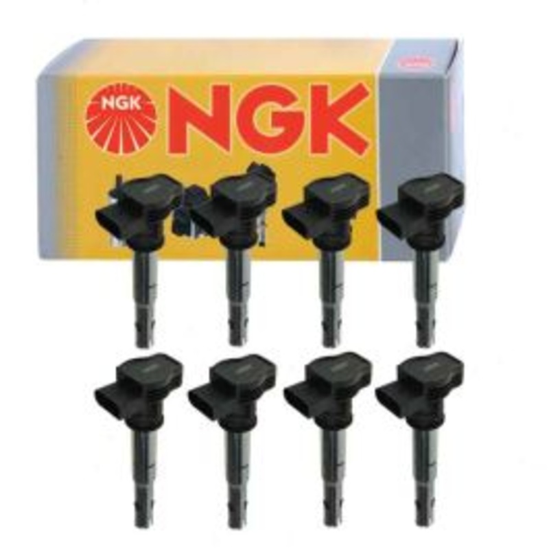 8 pc NGK Ignition Coils for 2007-2008 Audi RS4 4.2L V8