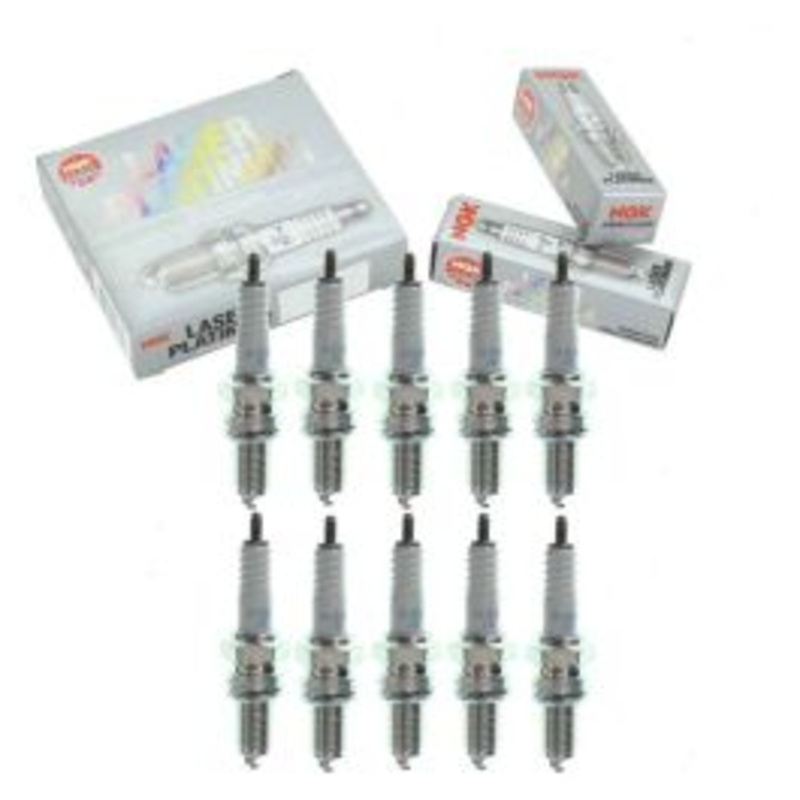 10 pc NGK Laser Platinum 2842 PJR7A Spark Plugs