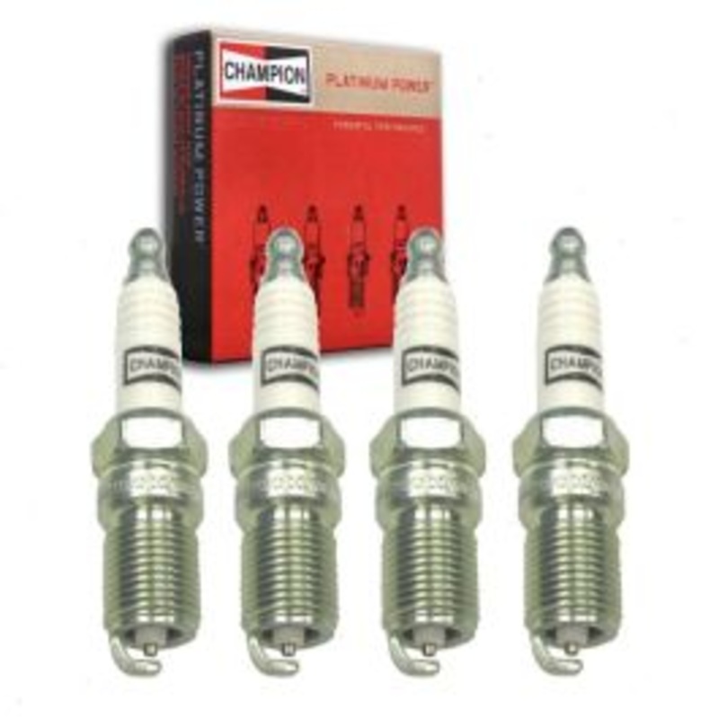 4 pc Champion Platinum Spark Plugs for 1982-1983 Mercury LN7 1.6L L4