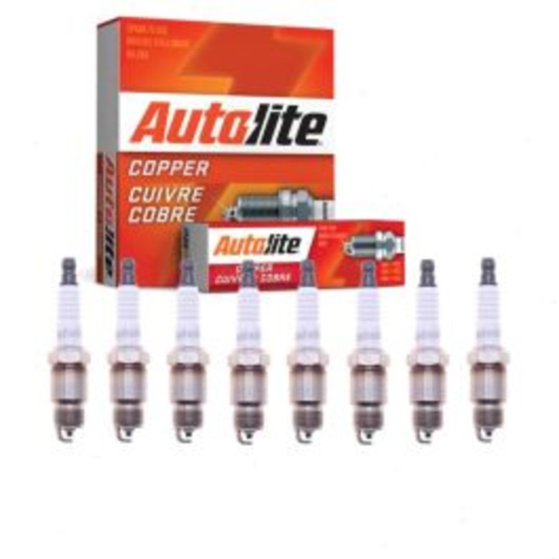 8 pc Autolite Copper Core Spark Plugs for 1969-1986 Ford LTD 5.0L 5.8L 6.6L 7.0L 7.5L V8