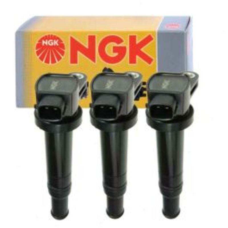 3 pc NGK Ignition Coils for 2007 Hyundai Santa Fe 2.7L V6