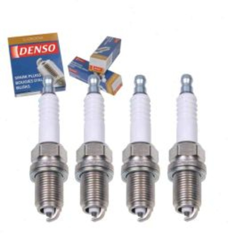 4 pc DENSO Standard U-Groove Spark Plugs for 1982 Ford EXP 1.6L L4