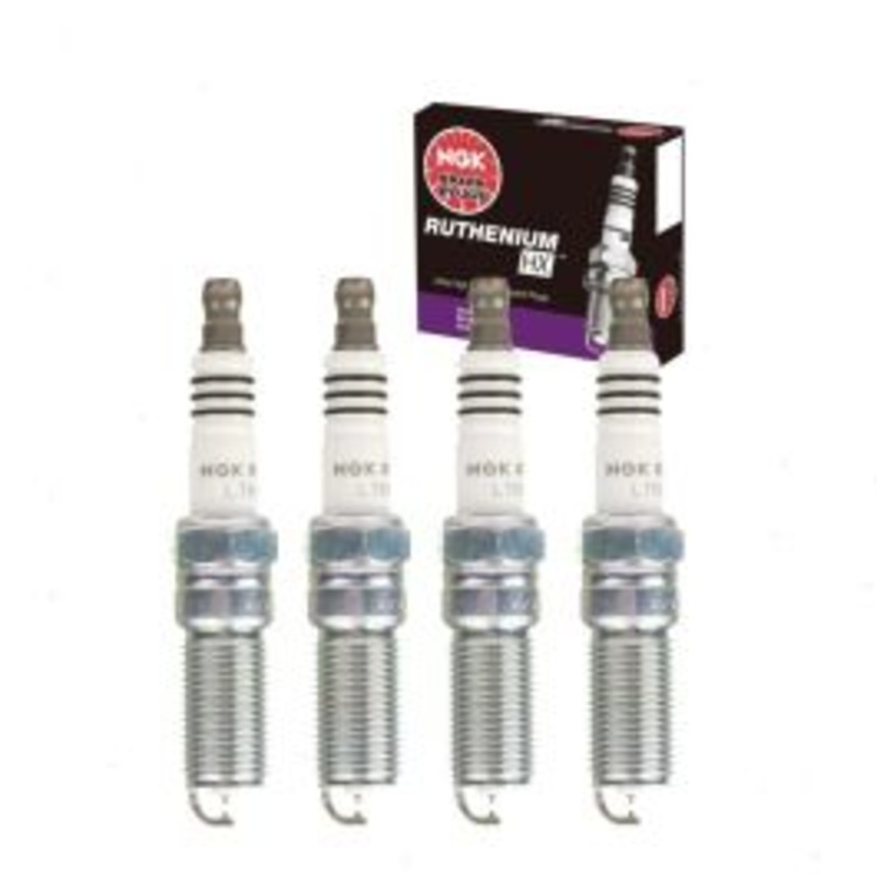 4 pc NGK Ruthenium HX Spark Plugs for 2013-2018 Ford C-Max 2.0L L4