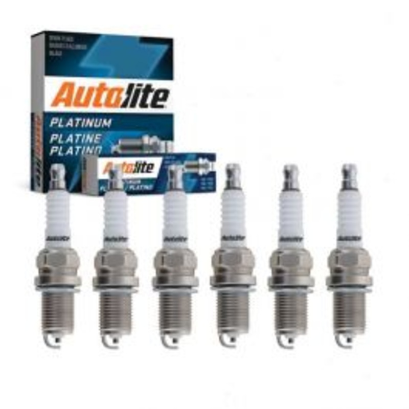 6 pc Autolite Platinum Spark Plug for 1986 Nissan D21 3.0L V6