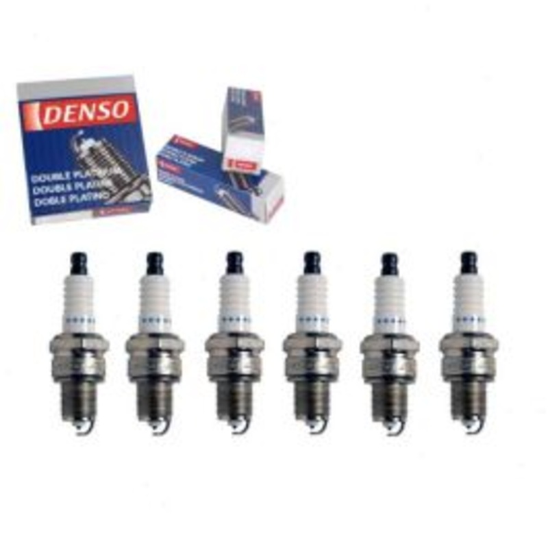 6 pc DENSO Double Platinum Spark Plugs for 1971-1974 BMW 3.0CSi 3.0L L6