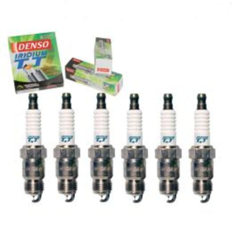6 pc DENSO Iridium TT Spark Plugs for 1984-1986 Jeep Wagoneer 2.8L V6