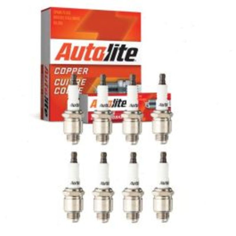 8 pc Autolite Copper Core Spark Plugs for 1938 Pontiac Deluxe Model 8DA