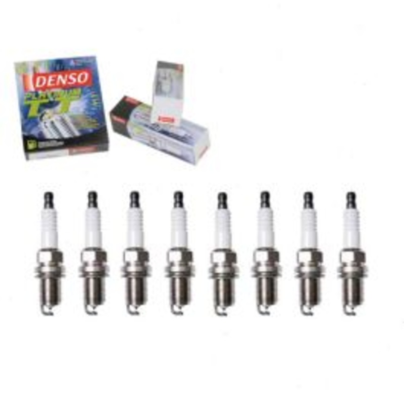 8 pc DENSO Platinum TT Spark Plugs for 2009-2010 Jaguar XF 4.2L V8