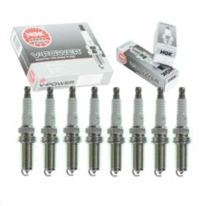 8 pc NGK V-Power 3672 LFR6A-11 Spark Plugs