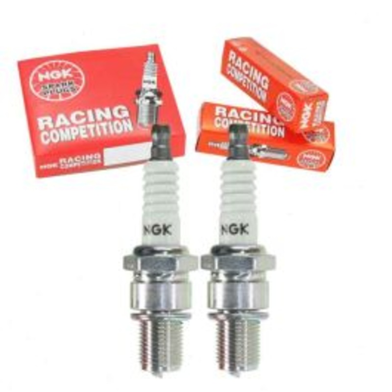 2 pc NGK Racing 5583 R6254E-9 Spark Plugs