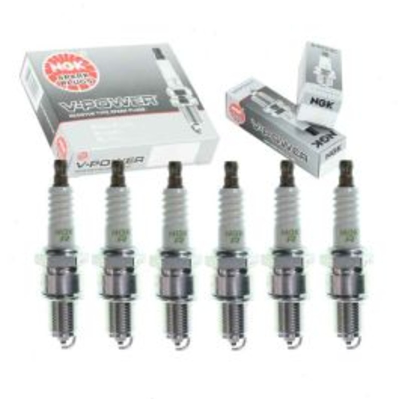 6 pc NGK V-Power Spark Plugs for 1967-1973 Triumph GT6 2.0L L6