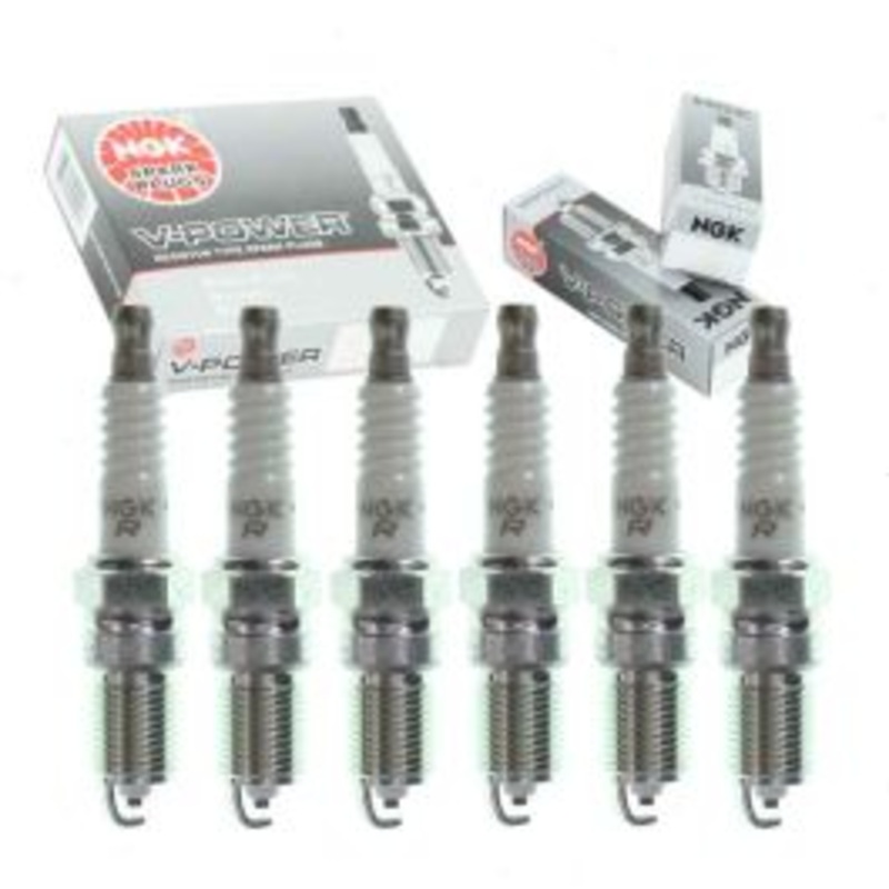 6 pc NGK V-Power Spark Plugs for 2000-2005 Lincoln LS 3.0L V6