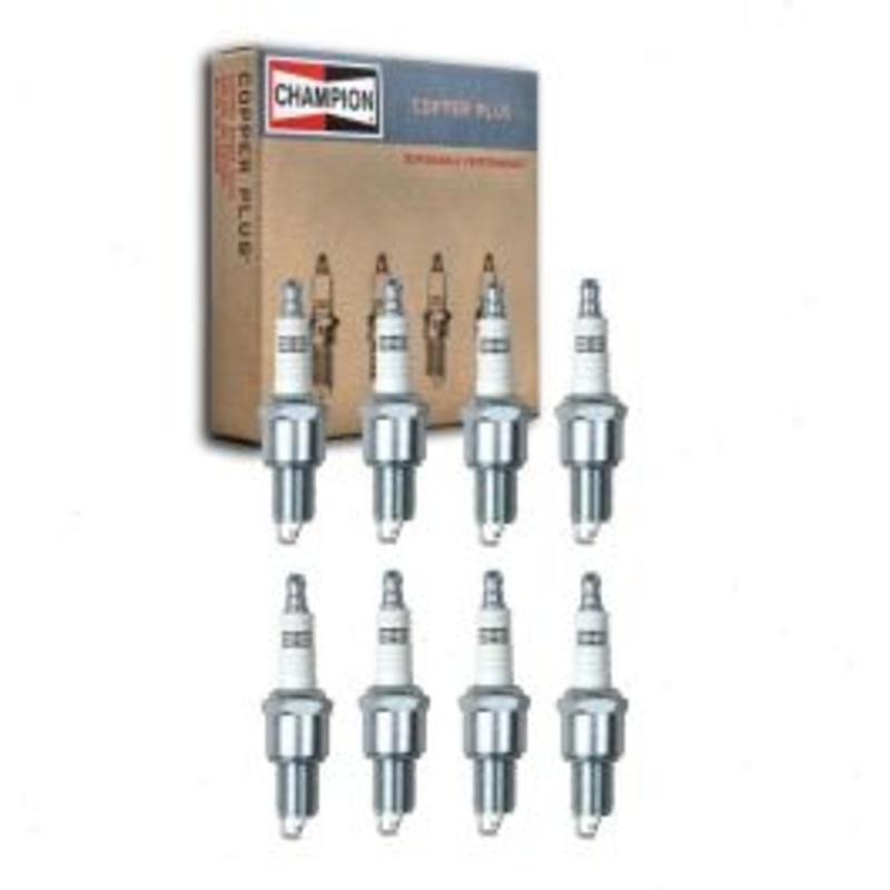 8 pc Champion Copper Plus Spark Plugs for 1966-1976 Bentley T1 Series 6.2L 6.8L V8