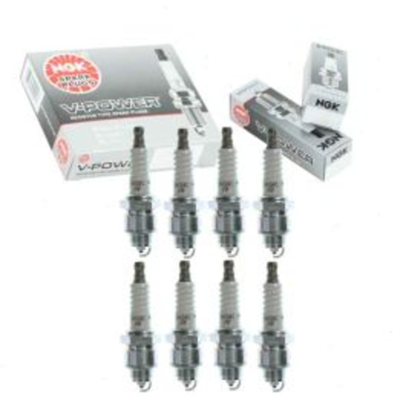 8 pc NGK V-Power Spark Plugs for 1950-1951 Cadillac Series 61 5.4L V8