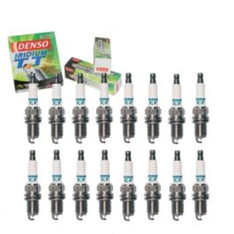16 pc DENSO Iridium TT Spark Plugs for 2009-2010 Jeep Commander 5.7L V8
