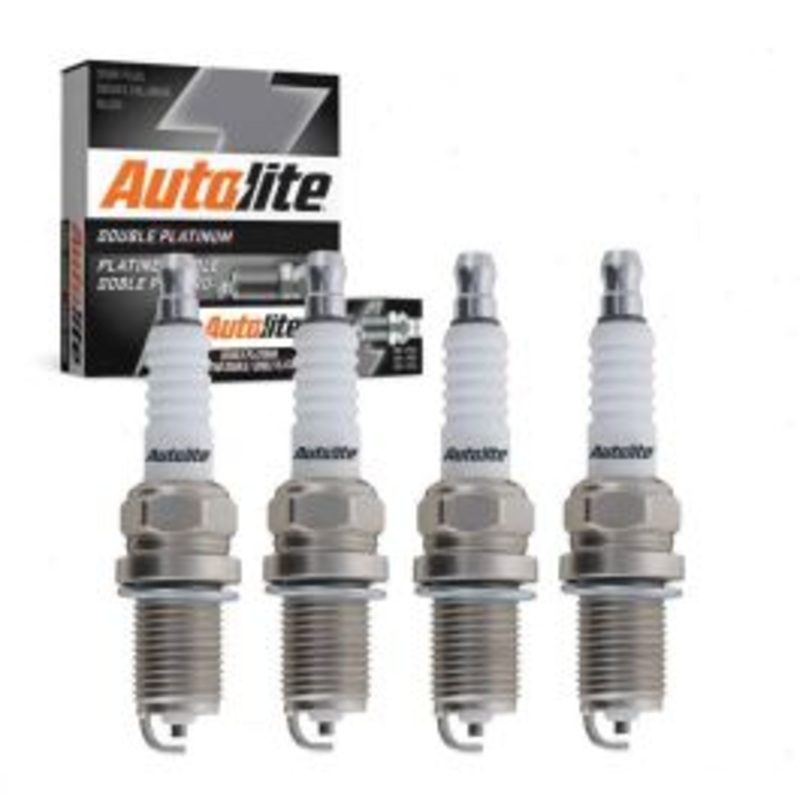 4 pc Autolite Double Platinum Spark Plug for 1999 Toyota Tercel