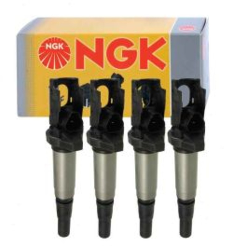 4 pc NGK Ignition Coils for 2007-2015 Mini Cooper 1.6L L4