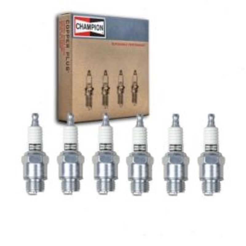 6 pc Champion Industrial Spark Plugs for 1931 Stutz Model LA