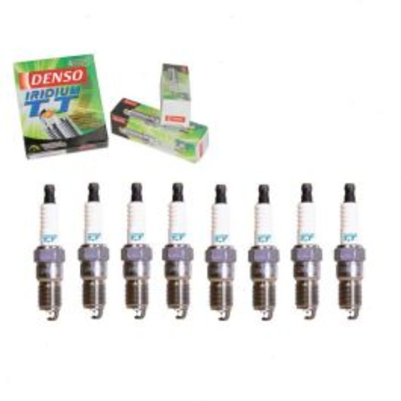 8 pc DENSO Iridium TT Spark Plugs for 2000-2002 Ford E-450 Econoline Super Duty 5.4L V8