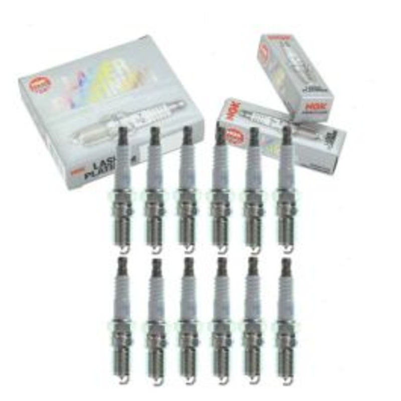 12 pc NGK Laser Platinum Spark Plugs for 2004 Aston Martin DB7 6.0L V12